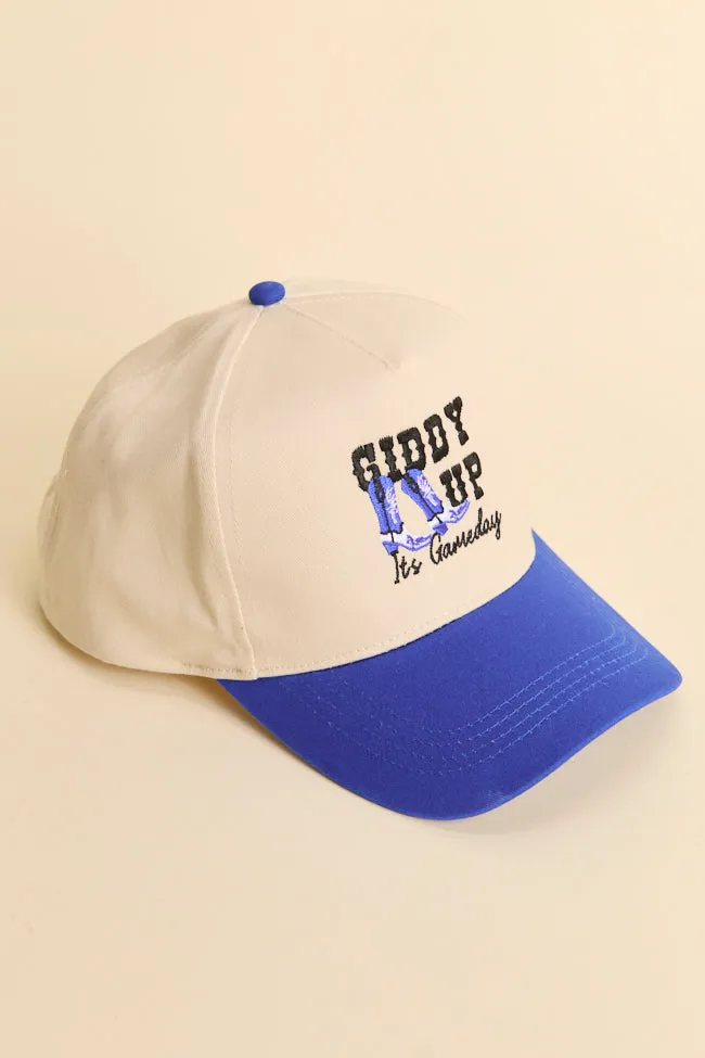 Giddy Up It's Gameday Blue Trucker Hat FINAL SALE sold by Pink Lily product image thumbnail 2
