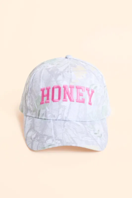 Honey Camo Baseball Cap sold by Pink Lily