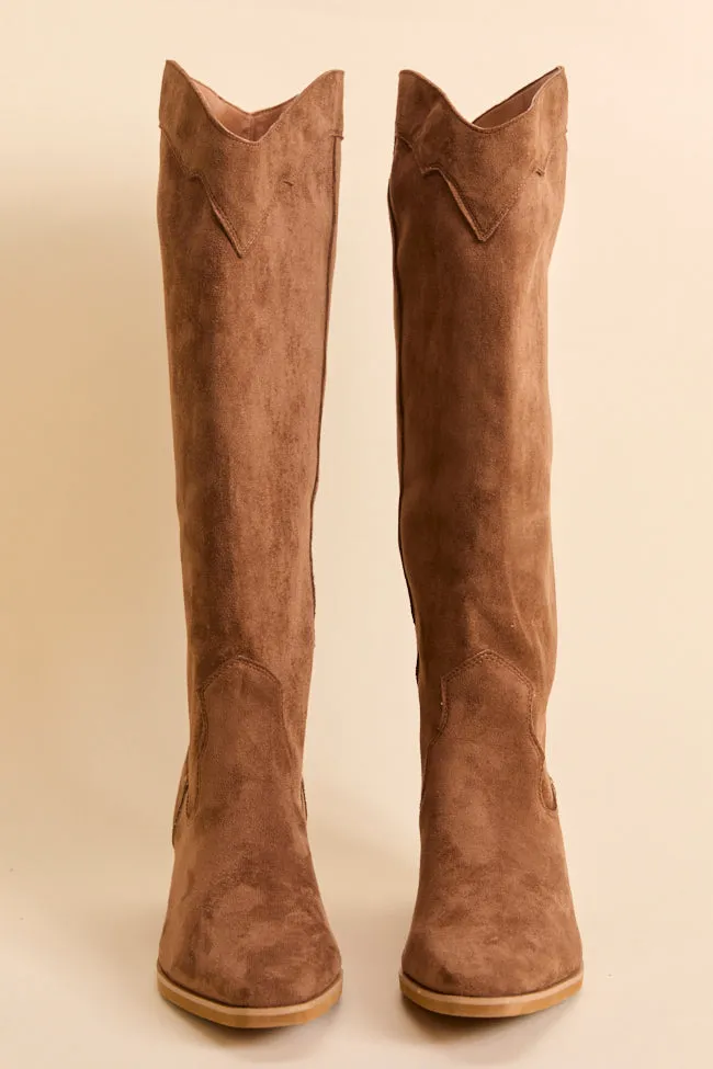 Juliette Brown Cowboy Boots SALE sold by Pink Lily product image thumbnail 2