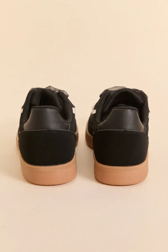 Tiffany Black Lace Trim Sneakers SALE sold by Pink Lily product image thumbnail 4