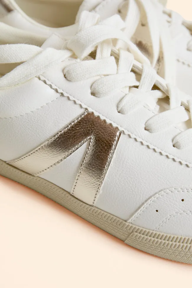 League Gold Metallic Sneakers SALE sold by Pink Lily product image thumbnail 2