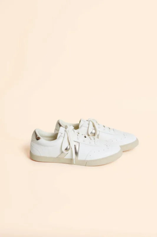 League Gold Metallic Sneakers sold by Pink Lily