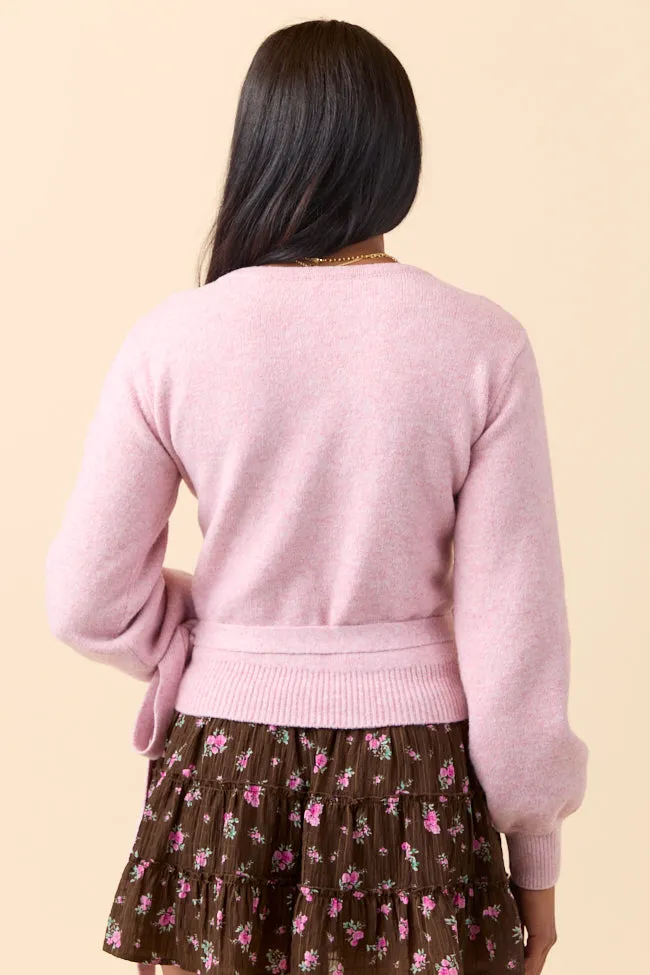 Winnie Pink Wrap Cardigan FINAL SALE sold by Pink Lily product image thumbnail 4