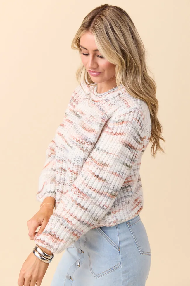 Nellie Multicolored Crewneck Sweater FINAL SALE sold by Pink Lily product image thumbnail 3