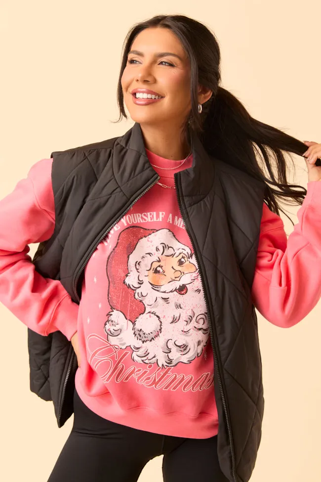 Vintage Santa Light Red Graphic Sweatshirt SALE sold by Pink Lily product image thumbnail 3
