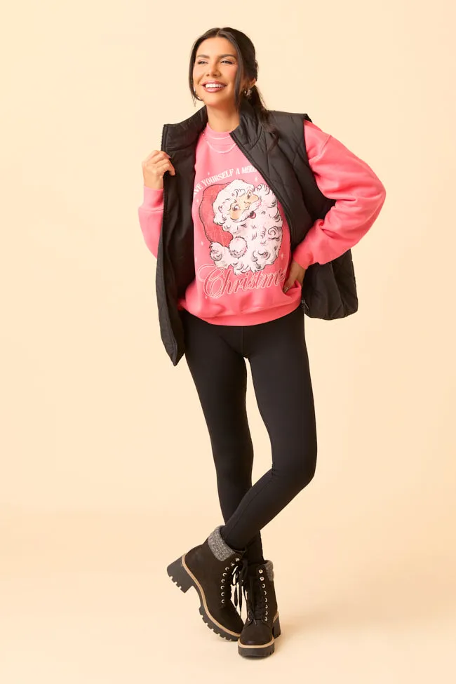 Vintage Santa Light Red Graphic Sweatshirt SALE sold by Pink Lily product image thumbnail 2