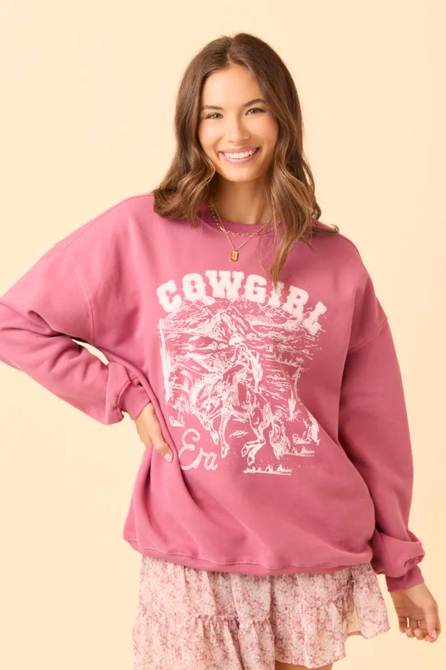 Cowgirl Era Rose Graphic Sweatshirt sold by Pink Lily product image thumbnail 2