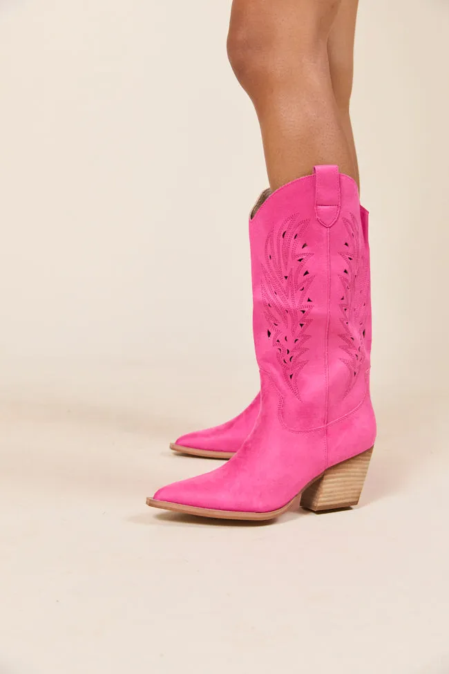 The Perfect Pink Cutout Cowboy Boots sold by Pink Lily product image thumbnail 2