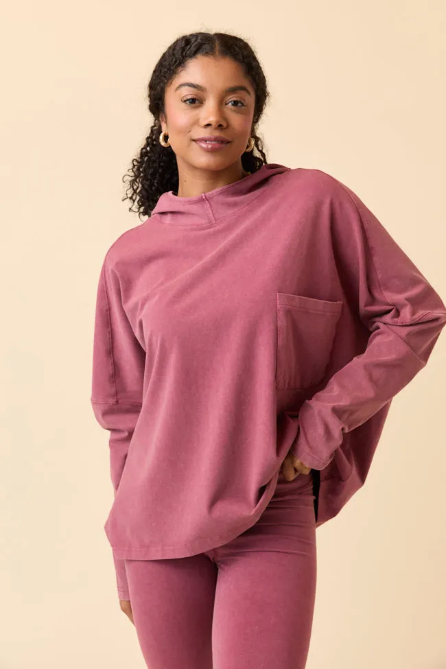Lexi Claret Oversized Hoodie Set Emily Fauver X Pink Lily sold by Pink Lily product image thumbnail 3