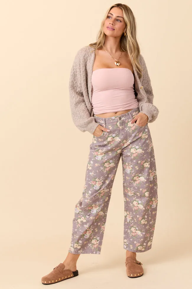 Courtney Floral Print Barrel Leg Jeans SALE sold by Pink Lily product image thumbnail 2