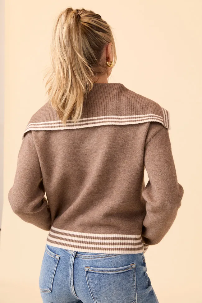 Oliver Tan Sailor Collar Sweater sold by Pink Lily product image thumbnail 4