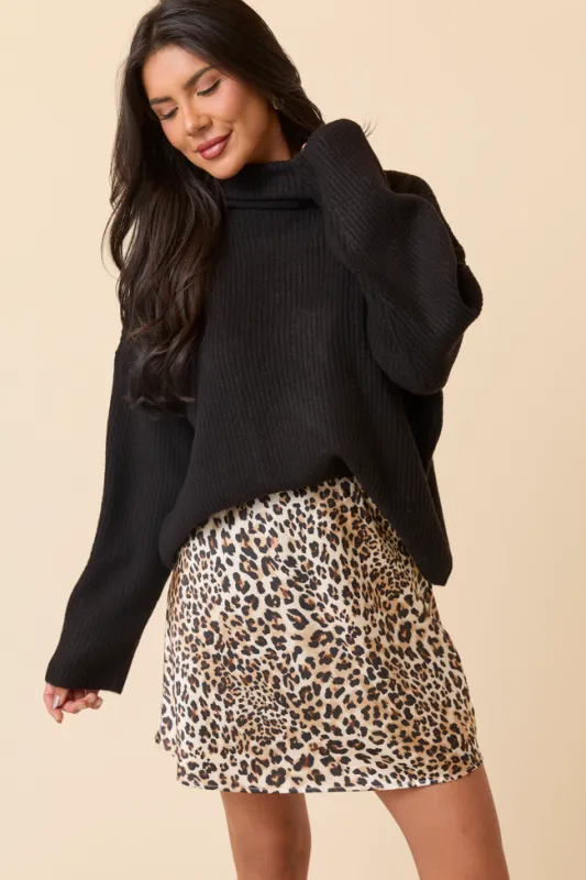 Dorothy Black Turtleneck Sweater SALE sold by Pink Lily