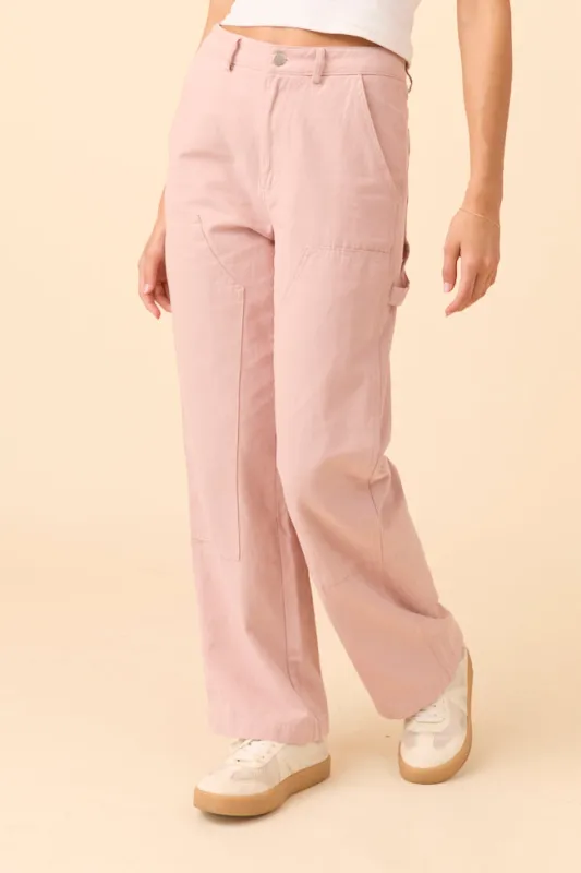 Kiara Pink Cargo Pants FINAL SALE made by Papermoon
