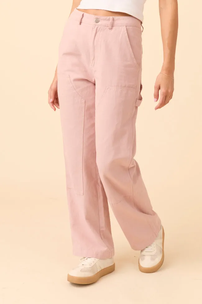 Kiara Pink Cargo Pants FINAL SALE sold by Pink Lily