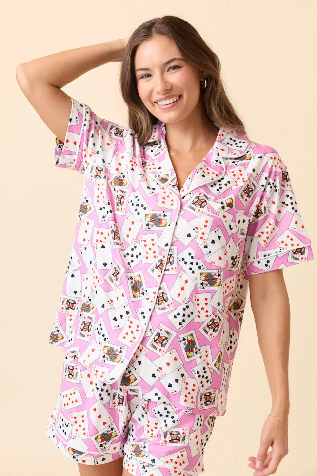 Deal Me In Pajama Set sold by Pink Lily product image thumbnail 2