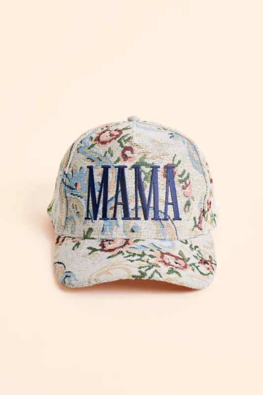 Mama Blue Tapestry Baseball Hat SALE sold by Pink Lily