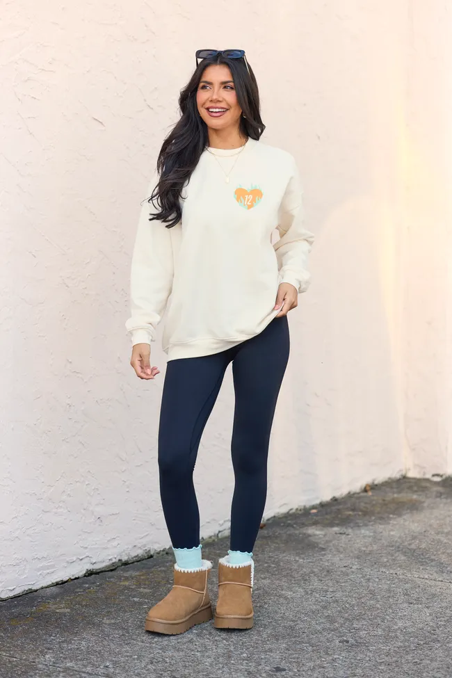 My Energy Is A Luxury Item Cream Graphic Sweatshirt sold by Pink Lily product image thumbnail 4