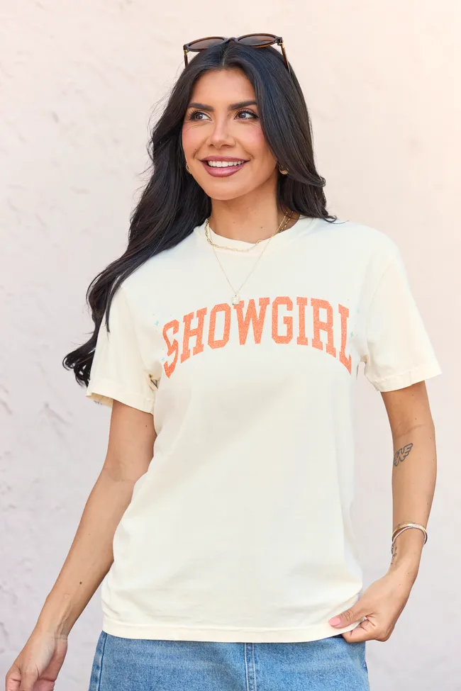 Showgirl Ivory Graphic Tee sold by Pink Lily product image thumbnail 4