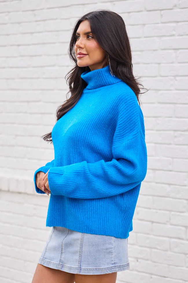 Dorothy Electric Blue Turtleneck Sweater sold by Pink Lily product image thumbnail 4