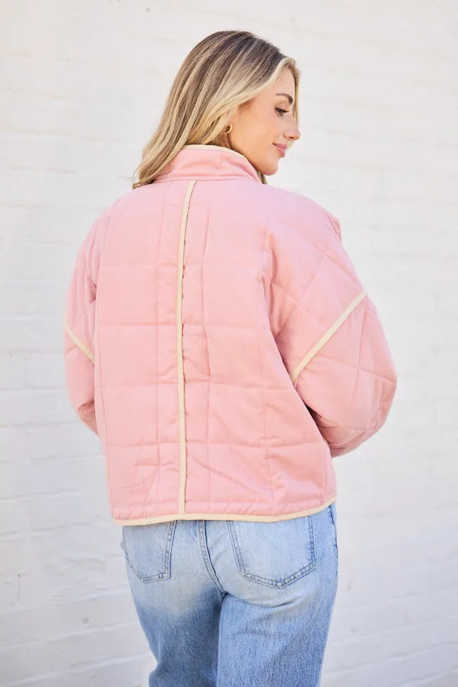 Maggie Pink Quilted Jacket FINAL SALE sold by Pink Lily product image thumbnail 4