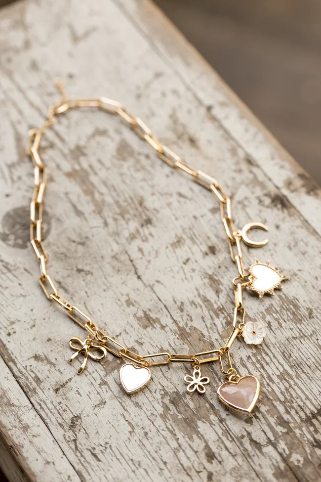 Ella Rose Gold Charm Necklace SALE sold by Pink Lily product image thumbnail 2