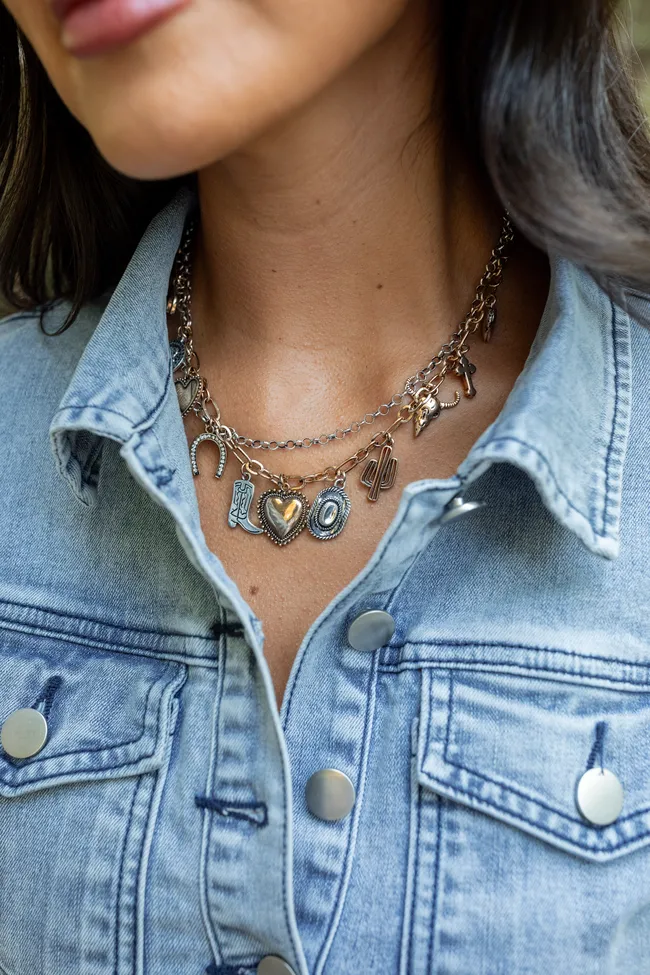 Rylin Western Charm Necklace sold by Pink Lily product image thumbnail 2