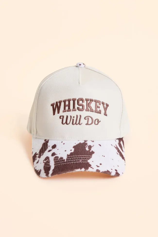 Whiskey Will Do Trucker Hat sold by Pink Lily