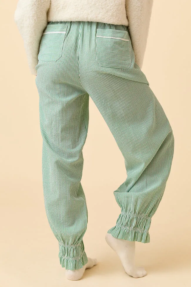 Veda Green Striped Pajama Pants sold by Pink Lily product image thumbnail 4