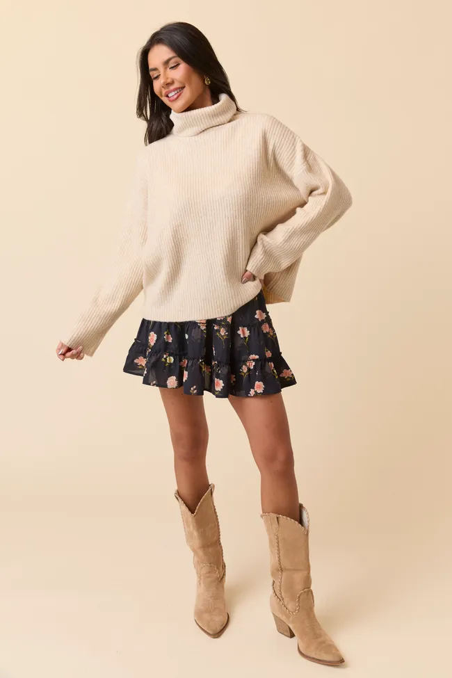 Through the Garden Pink Flower Skort sold by Pink Lily product image thumbnail 2