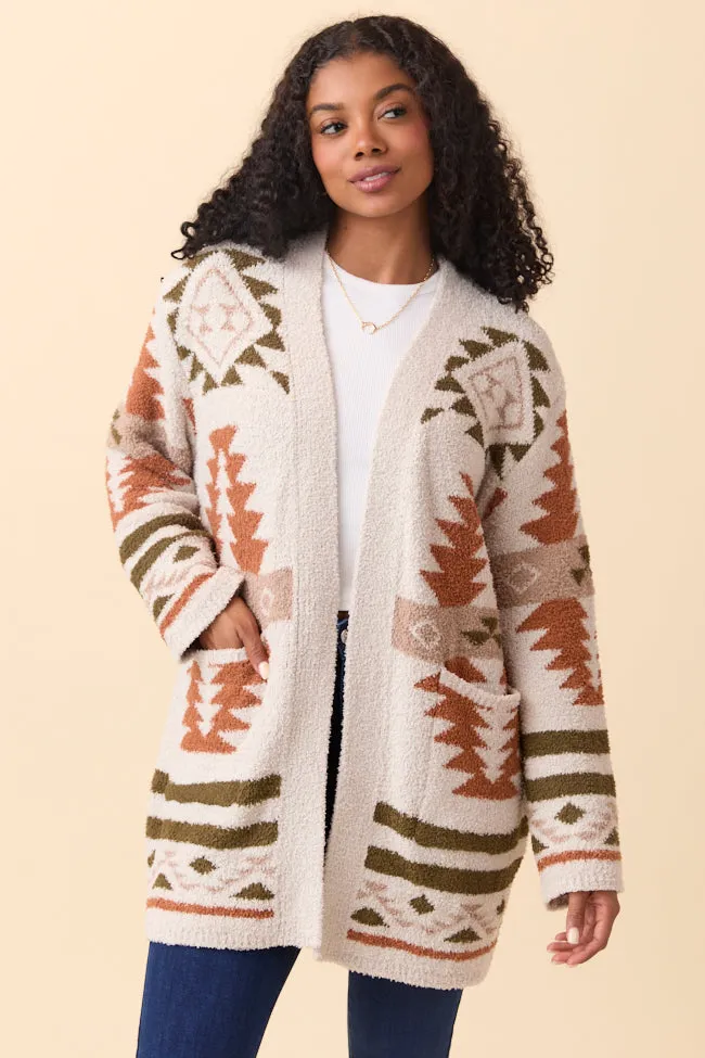 Elvis Southwestern Print Cozy Cardigan sold by Pink Lily product image thumbnail 5