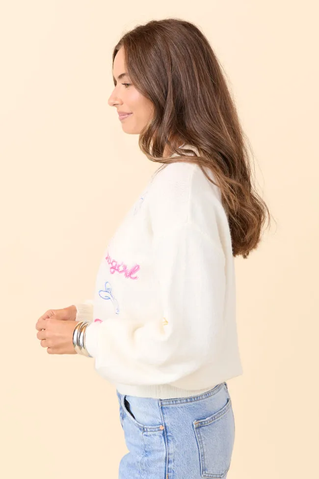 Pretty Cowgirl Cream Western Icon Crewneck Sweater sold by Pink Lily product image thumbnail 3