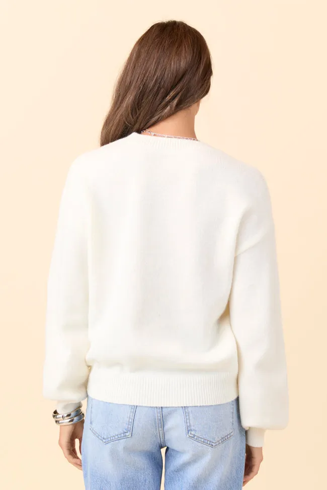 Pretty Cowgirl Cream Western Icon Crewneck Sweater sold by Pink Lily product image thumbnail 4