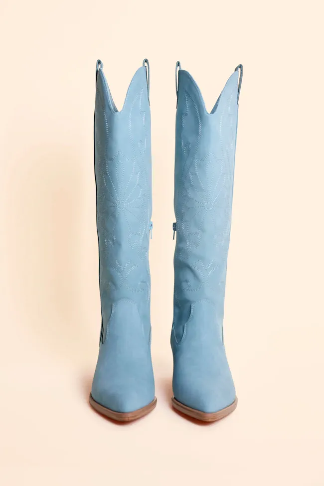 Shania Blue Boots sold by Pink Lily product image thumbnail 4