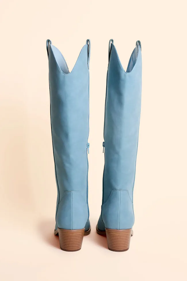 Shania Blue Boots sold by Pink Lily product image thumbnail 5