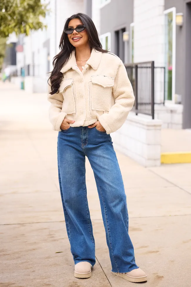 Orion Black Reversible Faux Suede Jacket FINAL SALE sold by Pink Lily product image thumbnail 2