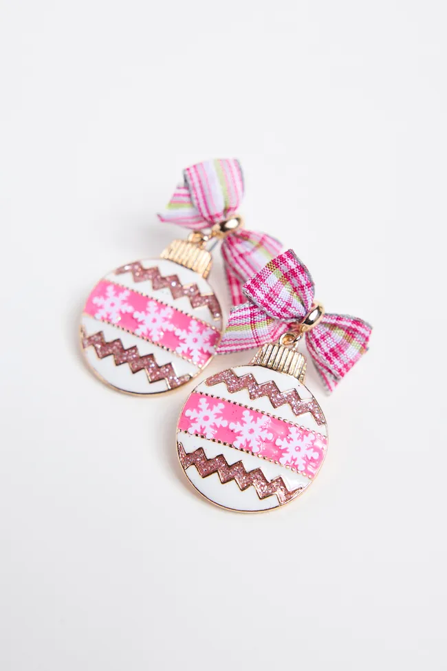 Summit Pink Ornament Earrings sold by Pink Lily product image thumbnail 2