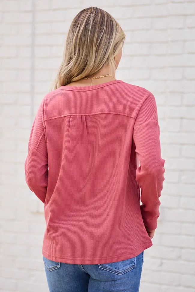 Kenna Rose Long Sleeve Henley Top FINAL SALE sold by Pink Lily product image thumbnail 5