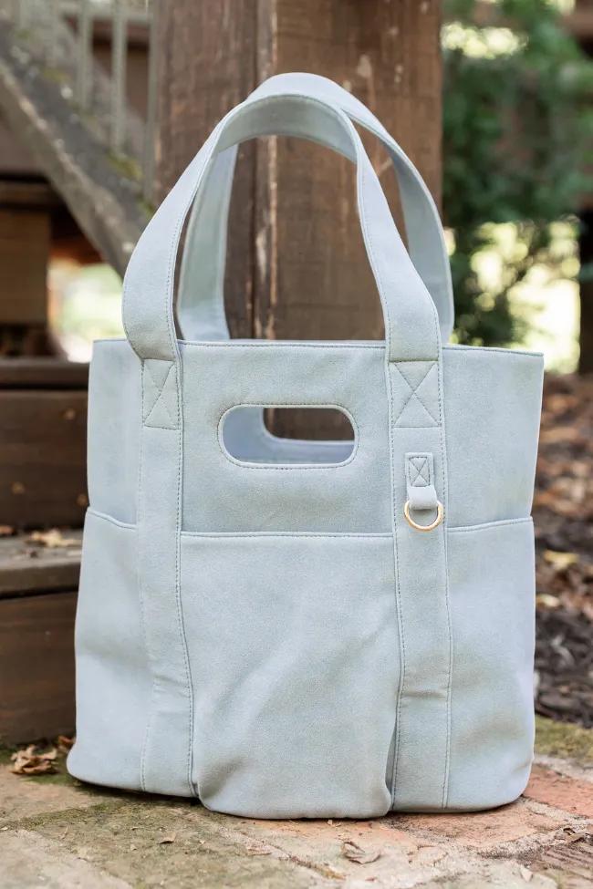 Ty Blue Tote FINAL SALE sold by Pink Lily