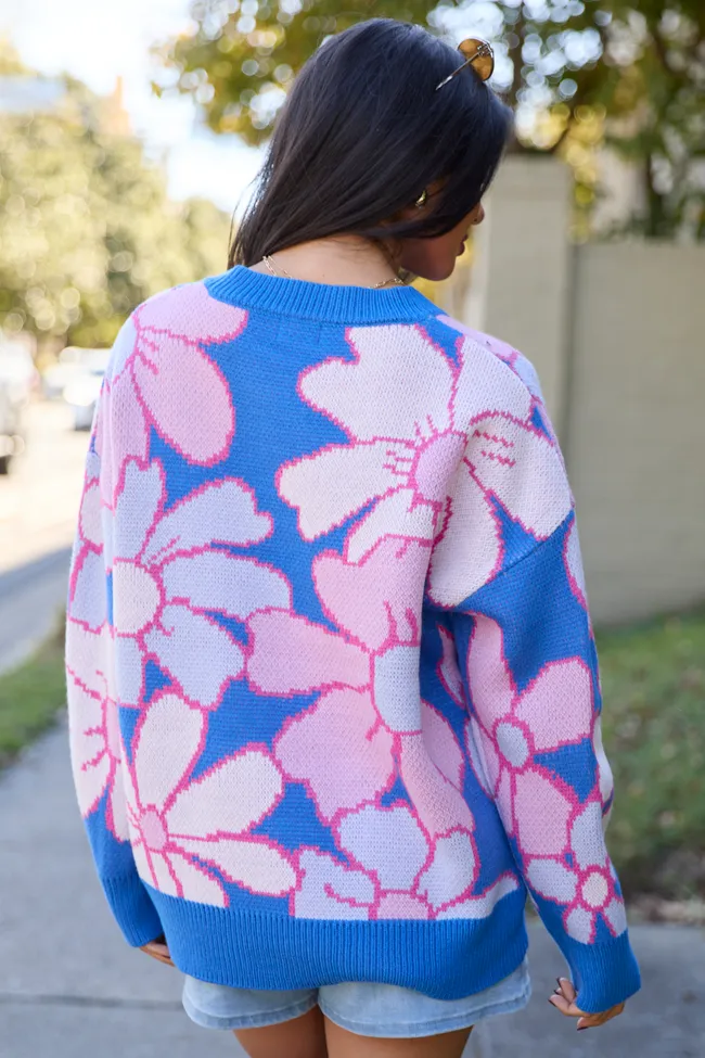 Capri Blue Multi Floral Sweater sold by Pink Lily product image thumbnail 4