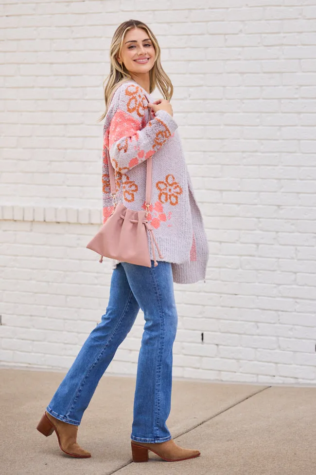 Cindy Boucle Purple Floral Print Cardigan SALE sold by Pink Lily product image thumbnail 4