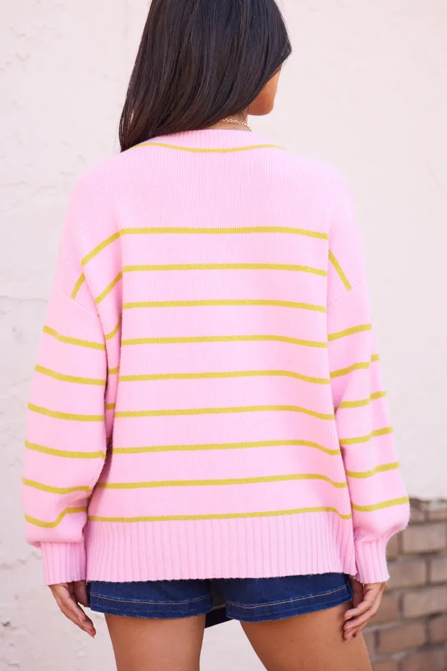 Jett Pink Striped Cardigan sold by Pink Lily product image thumbnail 4