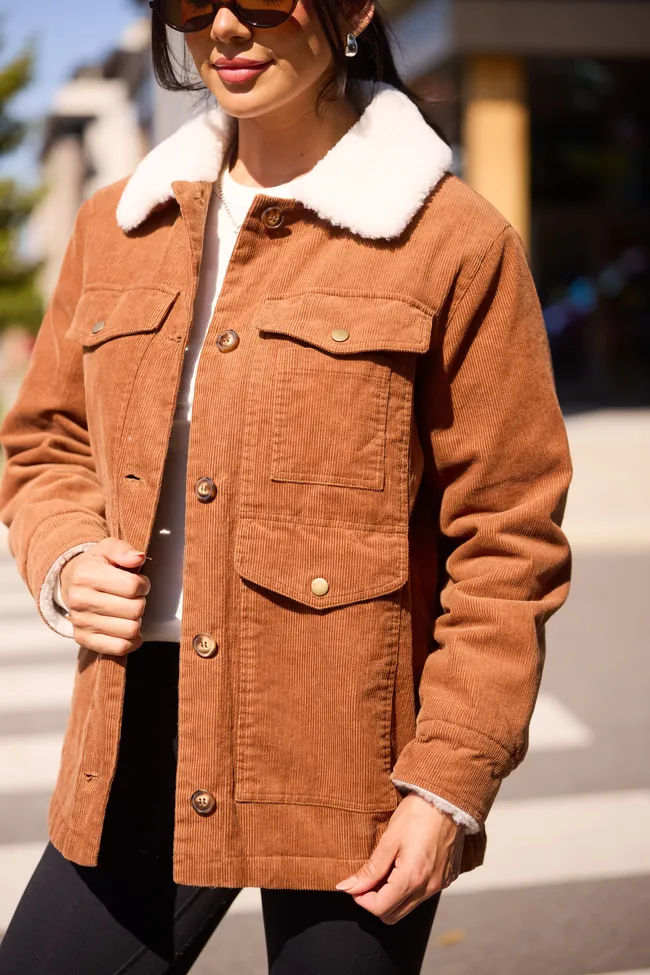 Dixie Brown Corduroy Jacket sold by Pink Lily product image thumbnail 5