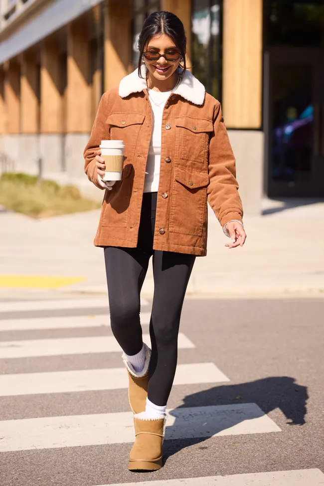 Dixie Brown Corduroy Jacket sold by Pink Lily product image thumbnail 2