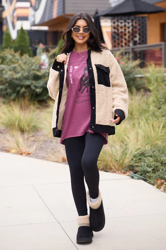 Remington Sherpa Corduroy Snap Jacket sold by Pink Lily product image thumbnail 2