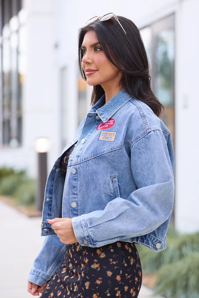 Lorelei Patches Denim Jacket sold by Pink Lily product image thumbnail 4