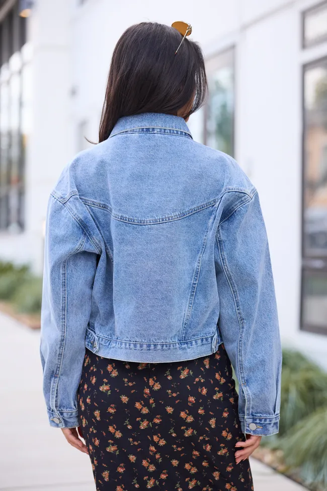 Lorelei Patches Denim Jacket sold by Pink Lily product image thumbnail 5