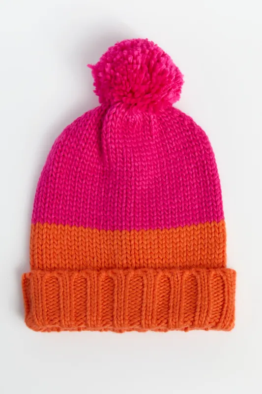Delta Pink Beanie sold by Pink Lily