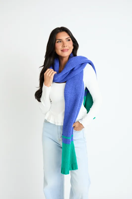 Delta Blue Scarf FINAL SALE sold by Pink Lily