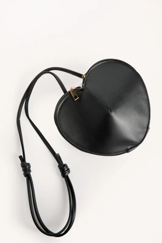 Kelsey Black Heart Handbag SALE sold by Pink Lily