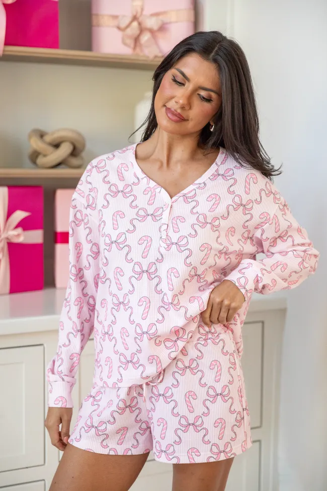 Pretty In Peppermint Pajama Set SALE sold by Pink Lily product image thumbnail 3
